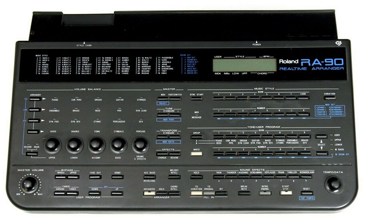 Roland RA90 Aufsicht