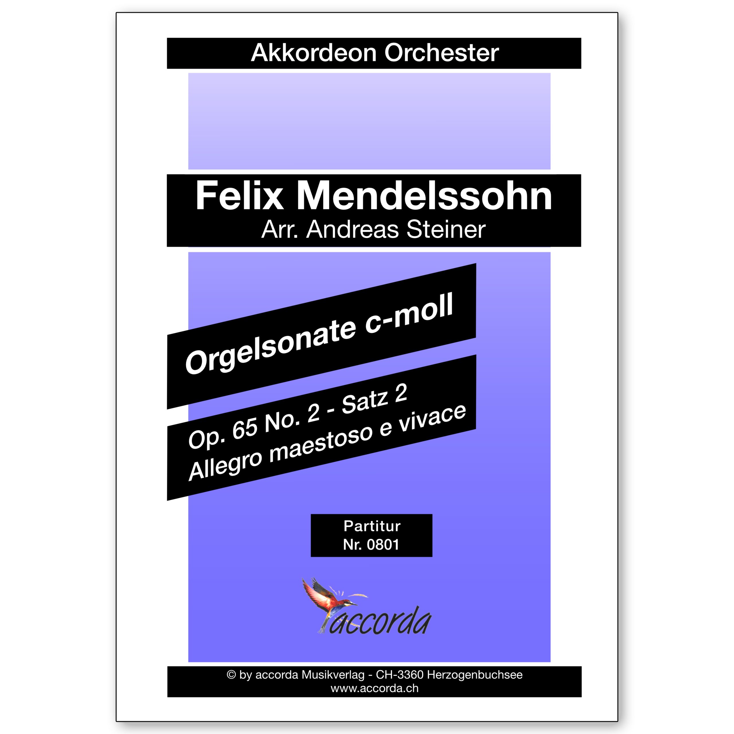 Mendelssohn - Orgelsonate c-moll Op. 65 No. 2 Satz 2